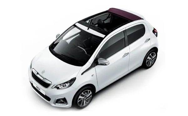 Rent a car Peugeot 108 Open Top in Airport Rhodes